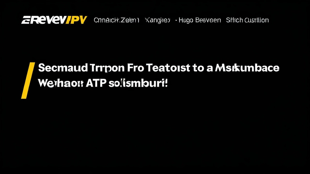 Александр Зверев одерживает победу над Юго Гастоном во втором раунде турнира ATP в Гамбурге